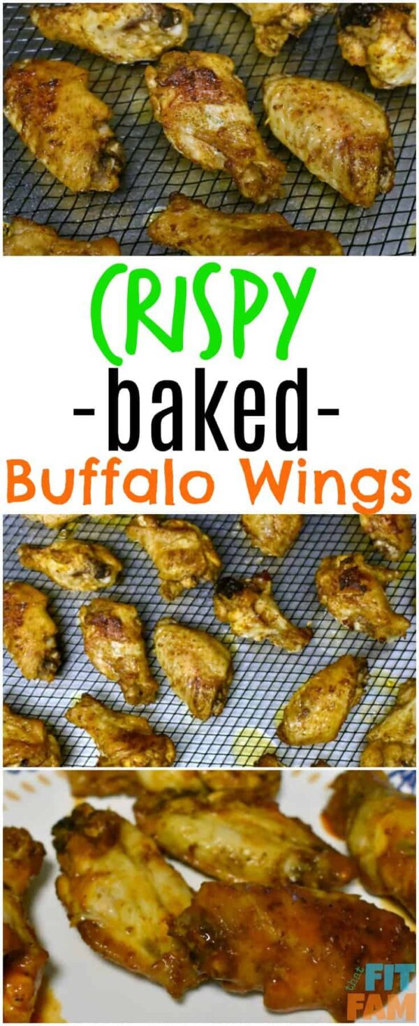 Crispy Baked Buffalo Wings - That Fit Fam