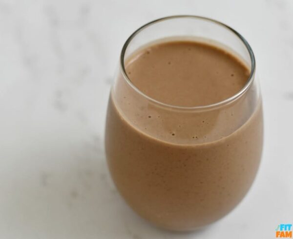 Chocolate Almond Butter Protein Shake That Fit Fam